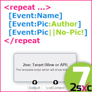 New in 2sxc 7: #2 Using Visual Query with Token Templates